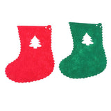 Max 8 Pieces Multiple Style Xmas Ornament Decorations 183x155mm Christmas  Sock