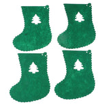 Max 8 Pieces Multiple Style Xmas Ornament Decorations 183x155mm Christmas  Sock