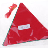 Max 8 Pieces Multiple Style Xmas Ornament Decorations 220x220x200mm Triangle