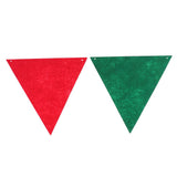 Max 8 Pieces Multiple Style Xmas Ornament Decorations 220x220x200mm Triangle