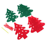 Max 8 Pieces Multiple Style Xmas Ornament Decorations 200x150mm Christmas Trees
