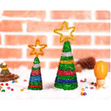 Max 1 Set Foamed Christmas Tree Decoration Crafts Kids Gifts for Home Decor A
