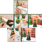 Max 1 Set Foamed Christmas Tree Decoration Crafts Kids Gifts for Home Decor A