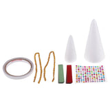 Max 1 Set Foamed Christmas Tree Decoration Crafts Kids Gifts for Home Decor D