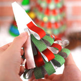Max 1 Set Foamed Christmas Tree Decoration Crafts Kids Gifts for Home Decor D