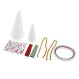 Max 1 Set Foamed Christmas Tree Decoration Crafts Kids Gifts for Home Decor D