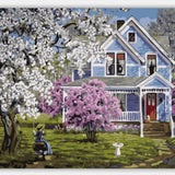Maxbell DIY Paint By Numbers Kit Canvas Oil Painting Art Crafts  Villa