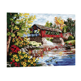 Maxbell DIY Paint By Numbers Kit Canvas Oil Painting Art Crafts  House