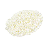 Maxbell Round Plastic Pearl Spacer Loose Beads for DIY Craft Beige 1000 Pieces 3mm