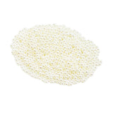 Maxbell Round Plastic Pearl Spacer Loose Beads for DIY Craft Beige 1000 Pieces 3mm