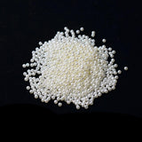 Maxbell Round Plastic Pearl Spacer Loose Beads for DIY Craft Beige 1000 Pieces 3mm