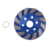 Maxbell Diamond Grinding Cup Wheel Segment Disc Grinder Concrete Stone and Washer blue 22mm