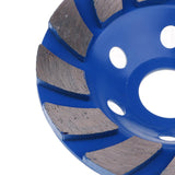 Maxbell Diamond Grinding Cup Wheel Segment Disc Grinder Concrete Stone and Washer blue 22mm