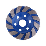 Maxbell Diamond Grinding Cup Wheel Segment Disc Grinder Concrete Stone and Washer blue 22mm