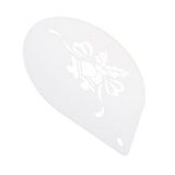 Maxbell 10 Inch Patterned Cake Stencil Printing Template Bake Mold white Bells