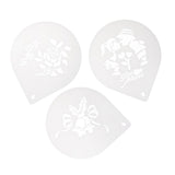 Maxbell 10 Inch Patterned Cake Stencil Printing Template Bake Mold white Bells