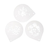 Maxbell 10 Inch Patterned Cake Stencil Printing Template Bake Mold white Bells