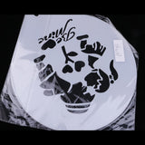 Maxbell 10 Inch Patterned Cake Stencil Printing Template Bake Mold white Kids Kiss
