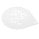 Maxbell 10 Inch Patterned Cake Stencil Printing Template Bake Mold white Flower