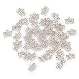 Maxbell 50x Jewelry Necklace Charms Hair Apparel Decoration Flowered Charms 19x15mm