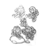 Maxbell Transparent Silicone Clear Stamps DIY Scrapbooking Cards angel