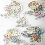 Maxbell Transparent Silicone Clear Stamps DIY Scrapbooking Cards angel