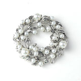Maxbell 4 Pieces Alloy Rhinestone Flatback Buttons for DIY Craft Garland 4.2x4.3cm