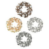 Maxbell 4 Pieces Alloy Rhinestone Flatback Buttons for DIY Craft Garland 4.2x4.3cm