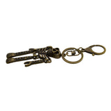 Maxbell Skeleton Skull  Pendant  Lobster Swirl Carabiner Keychains Keyring bronze