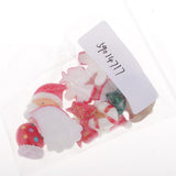 Maxbell Mixed Christmas Resin Flatback Cabochon for DIY Hair Bow Center Crafts 10pcs