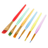 Maxbell 6 x Multi-size Artist Painting Drawing Brush kit for Watercolor Oil Painting