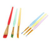 Maxbell 6 x Multi-size Artist Painting Drawing Brush kit for Watercolor Oil Painting