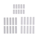 Maxbell 10 Pieces DIY Cylinder Shape Styrofoam Foam Material for Art Craft  90x25mm
