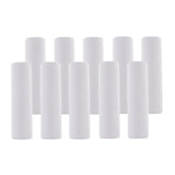 Maxbell 10 Pieces DIY Cylinder Shape Styrofoam Foam Material for Art Craft  120x32mm