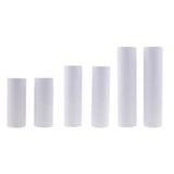 Maxbell 2Pcs White Kraft Arts and Craft Paper Tube for DIY Kids Drawing Height 150mm