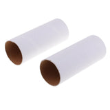 Maxbell 2Pcs White Kraft Arts and Craft Paper Tube for DIY Kids Drawing Height 150mm
