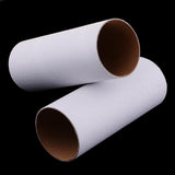 Maxbell 2Pcs White Kraft Arts and Craft Paper Tube for DIY Kids Drawing Height 150mm