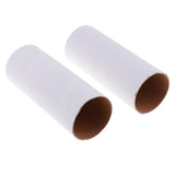 Maxbell 2Pcs White Kraft Arts and Craft Paper Tube for DIY Kids Drawing Height 150mm