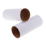 Maxbell 2Pcs White Kraft Arts and Craft Paper Tube for DIY Kids Drawing Height 150mm