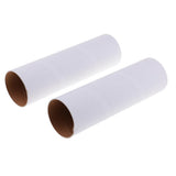 Maxbell 2Pcs White Kraft Arts and Craft Paper Tube for DIY Kids Drawing Height 200mm