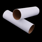 Maxbell 2Pcs White Kraft Arts and Craft Paper Tube for DIY Kids Drawing Height 200mm