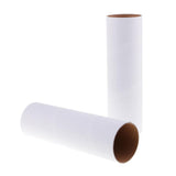 Maxbell 2Pcs White Kraft Arts and Craft Paper Tube for DIY Kids Drawing Height 200mm