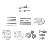 Maxbell 1 Piece Fruit Basket Shape Cutting Dies Embossing Die Cutter Handmade Crafts