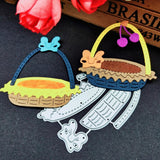 Maxbell 1 Piece Fruit Basket Shape Cutting Dies Embossing Die Cutter Handmade Crafts
