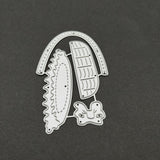 Maxbell 1 Piece Fruit Basket Shape Cutting Dies Embossing Die Cutter Handmade Crafts