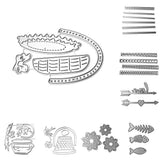 Maxbell 1 Piece Fruit Basket Shape Cutting Dies Embossing Die Cutter Handmade Crafts