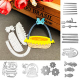 Maxbell 1 Piece Fruit Basket Shape Cutting Dies Embossing Die Cutter Handmade Crafts