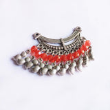 Maxbell Women Alloy Necklace Statement Bib Pendant Charm Choker Jeweley Making  Red