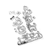 Maxbell Clear Silicone Rubber Stamp for DIY Scrapbook Album Card Making Dog