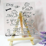 Maxbell Clear Silicone Rubber Stamp for DIY Scrapbook Album Card Making Dog